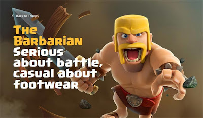 Rincian lengkap dan biaya upgrade barbarian di COC