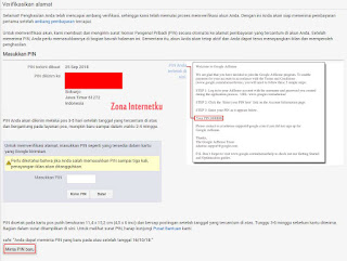 Cara Mudah Mengajukan Request PIN Google Adsense
