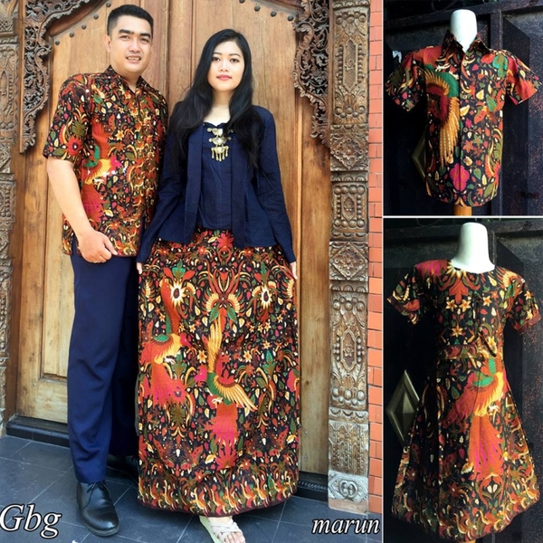  Model  Batik Sarimbit  Keluarga  Plus Anak Terbaru 2022