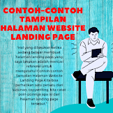 Contoh-contoh Tampilan Halaman Website Landing Page