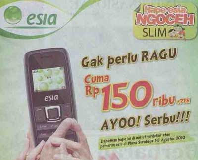 Hape Esia Ngoceh Slim