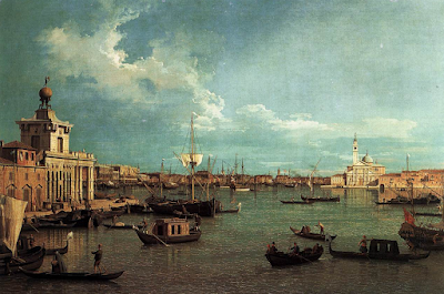 Venice: The Basin from the Giudecca (1740) painting Canaletto