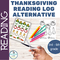 Thanksgiving Reading Log alternative