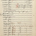 Naskah tanda tangan sembilan simfoni Oleh Wolfgang Amadeus Mozart