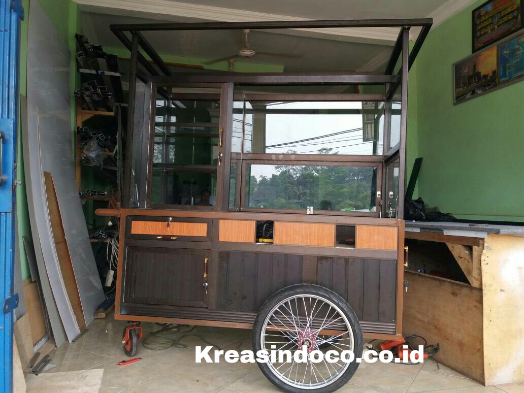 Gerobak Keren Aluminium Ini Pesanan Bu Defti Depok Dua