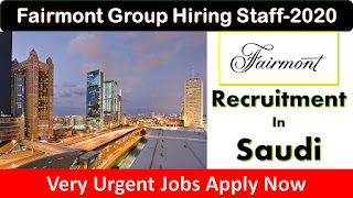  Fairmont hotel jobs, Fairmont hotel jobs in Saudi, Saudi hotel jobs, Hotel jobs in Saudi, Fairmont group jobs in Saudi, Hotel jobs, Free hotel jobs 2020, Gulf hotel jobs,