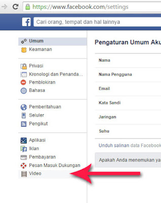 cara matikan video otomatis autoplay facebook 2