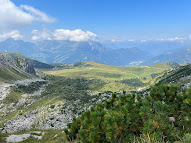 View from Bocchetta dei Mughi toward Gruppo delle Grigne