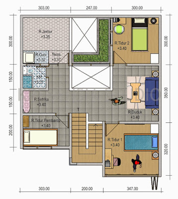 Sketsa Denah Rumah Minimalis Sederhana dan Modern Terbaru 2016