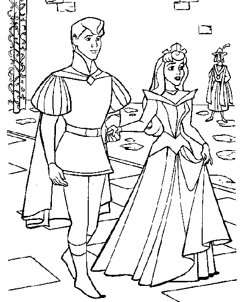  Sleeping  Beauty  Coloring  Pages 