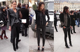 chaquetas con hombreras de Balmain