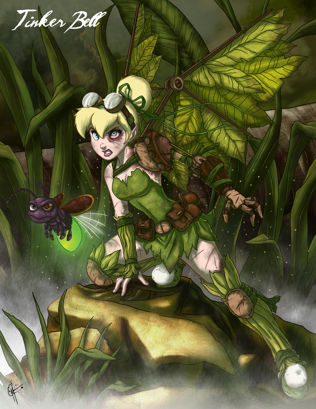 Twisted Fairies: Tinker Bell por jeftoon01