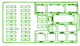 Fuse Box Diagram Mercedes-Benz C350 2005