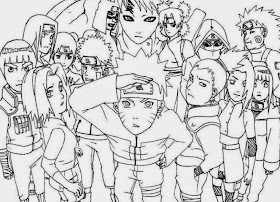 Mewarnai Gambar Naruto Lucu Mewarnai Gambar Naruto Lucu