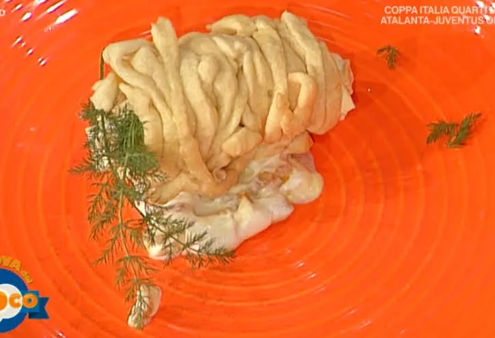 Cannolo croccante di tagliatella