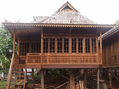 Rumah Kayu Minimalis