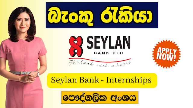 Seylan Bank - Future Bankers Wanted - Internships (Head Office & Colombo Branches)