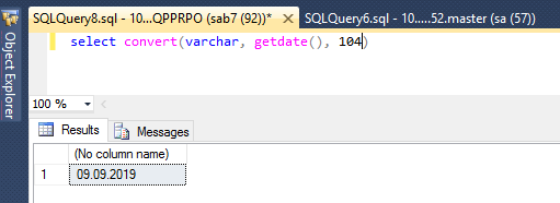 Format Date SQL Server