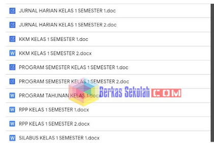 Perangkat Pembelajaran PAI Kelas 1 SD K13 Revisi