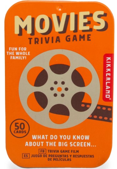 Kikkerland Movies Trivia Game