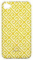 Greek Key Phone Cover with Initial