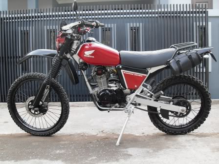 Gambar Motor Honda CB Modifikasi Trail 