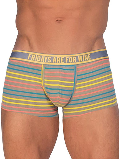 Rounderbum Lift My Weekend Trunk 3-Pack Underwear Multicolor Fridays Cool4guys Online Store