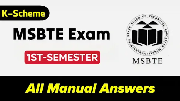 Msbte 1st Semester Manual Answers K Scheme Solved Manual
