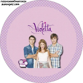 Violetta: etiquetas para imprimir gratis. 