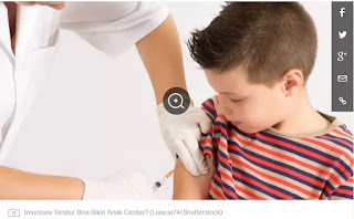 Imunisasi Teratur Bisa Bikin Anak Cerdas Imunisasi Teratur Bisa Bikin Anak Cerdas?