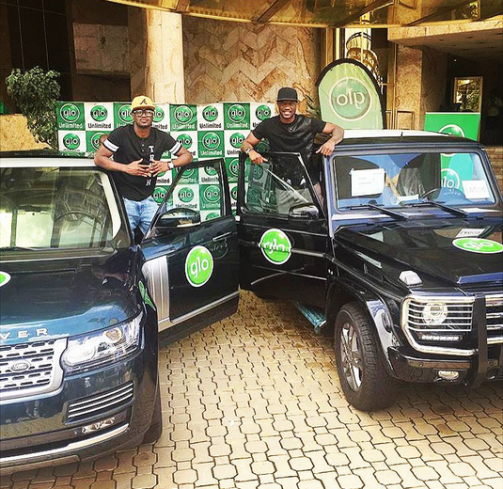 Photos: Glo Presents  G/Wagon, Range Rover Cars To Psquare