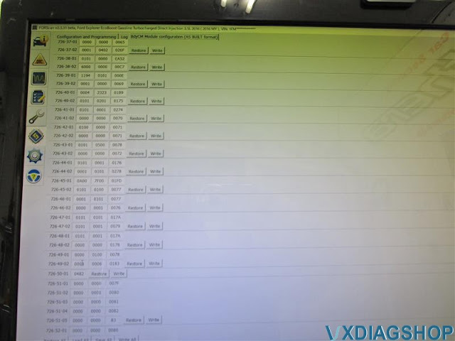 Ford F150 DRL Coding by VXDIAG and Forscan 1