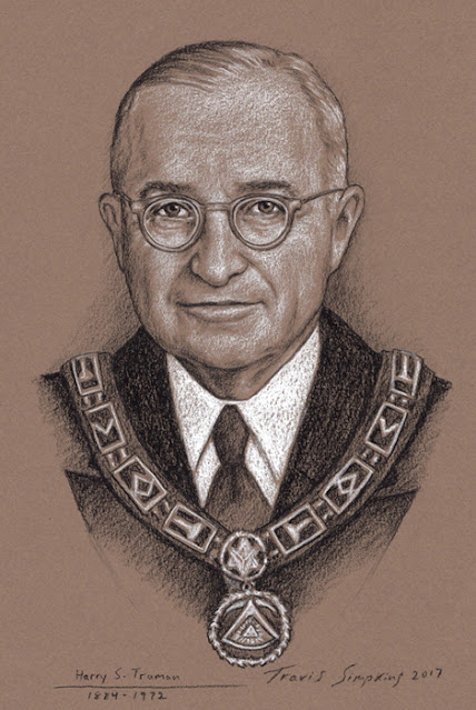 Harry S Truman. Grand Lodge of Missouri. 33rd President of the United States. by Travis Simpkins