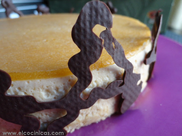 Tarta de yogur y albaricoques sin horno