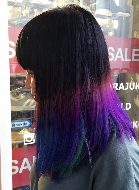 multi color hair