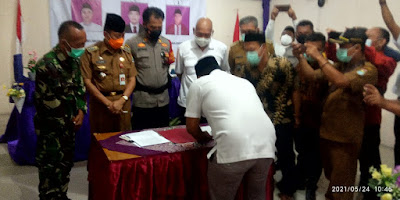 Kapolsek Teluknaga : Mari Menjaga Persatuan Dan Perdamaian Dalam Pilkades Desa Rawa Rengas