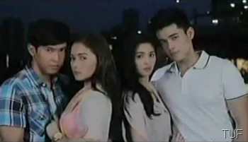 Enchong Dee, Maja Salvador, Kim Chiu and Xian Lim in Ina, Kapatid, Anak