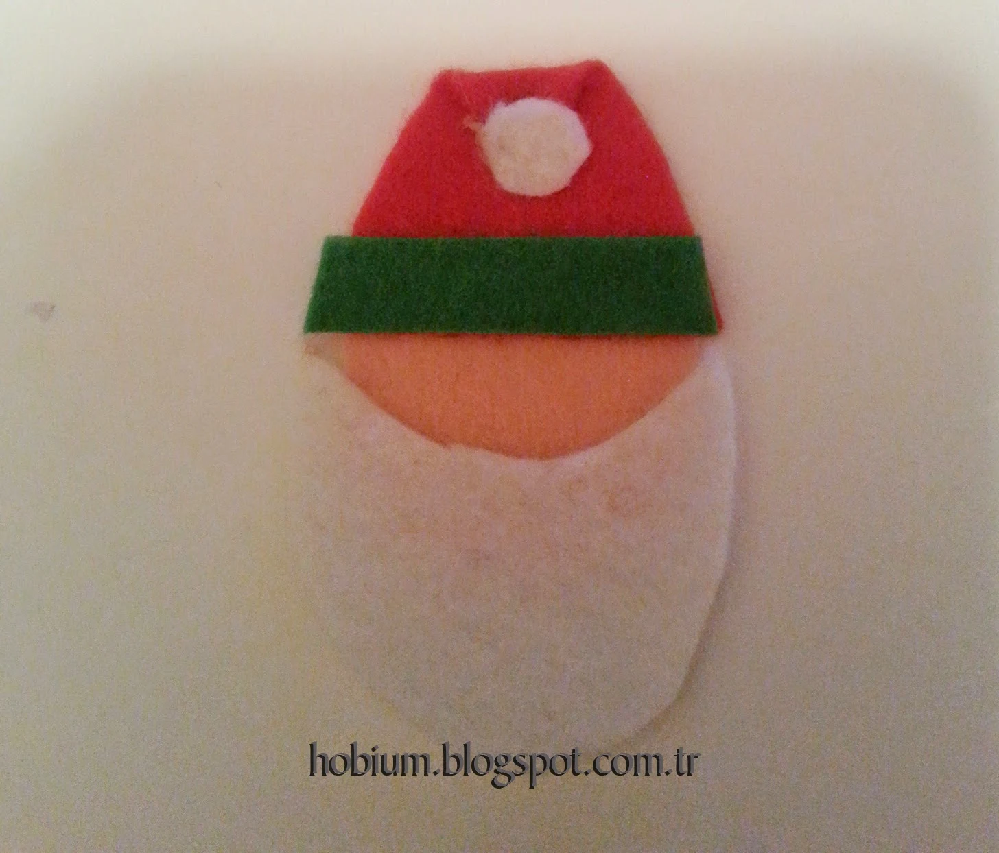 Noel Baba Peçete halkası yapımı