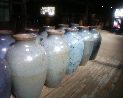 Light Blue Urns