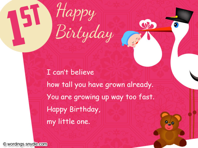 Wishes Quotes Blog Top 20 Images 1st Birthday Wishes Messages For