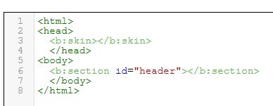a complete blogger template that can be save