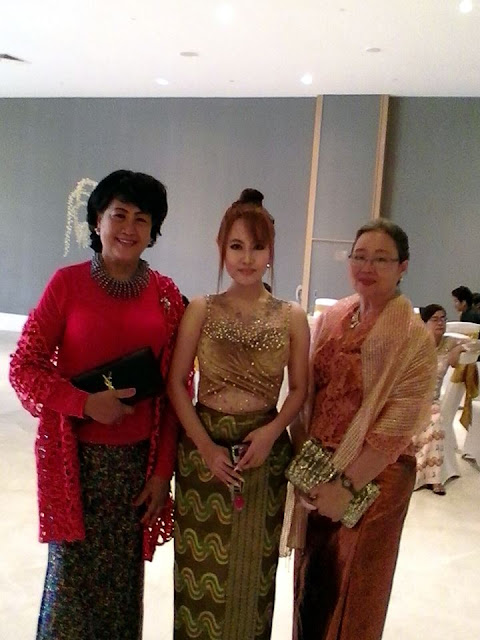 Shwe Yay Htin Htin Attends Director Wine's Wedding