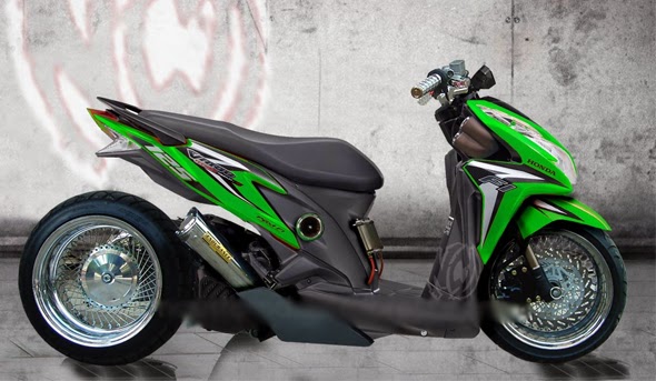  Dan Gambar Modifikasi Honda Vario Techno 125 Keren Terbaru Download