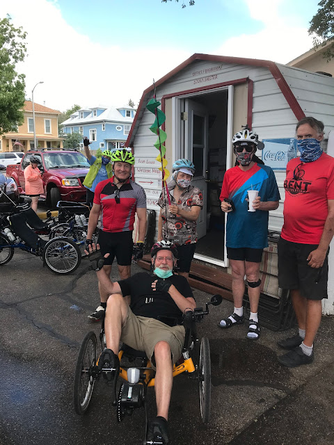 New guy, JoLynn, Me, Will and Bill on the trike!