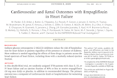 [NEJM] - Nghiên cứu về kết cục Tim mạch & Thận khi sử dụng Empagliflozin ở bệnh nhân Suy tim