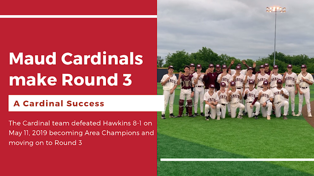 Maud becomes Area Champion and moves to Round 3 of baseball playoffs