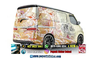 Mobil,Luxio,grandmax,decal sticker,sticker mobil,cutting sticker Mobil,floral,jakarta,Bekasi,