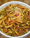 Ground Beef Mongolian Noodles