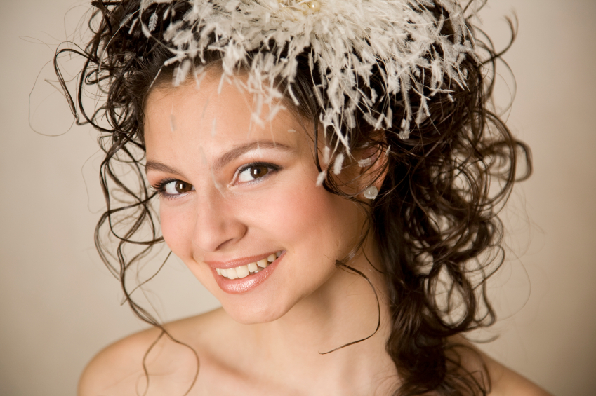It's the new craze in bridal headpieces
