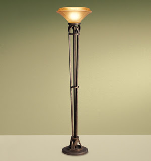 Kichler 76124SZ Sedona Torchiere Lamp Sedona Bronze